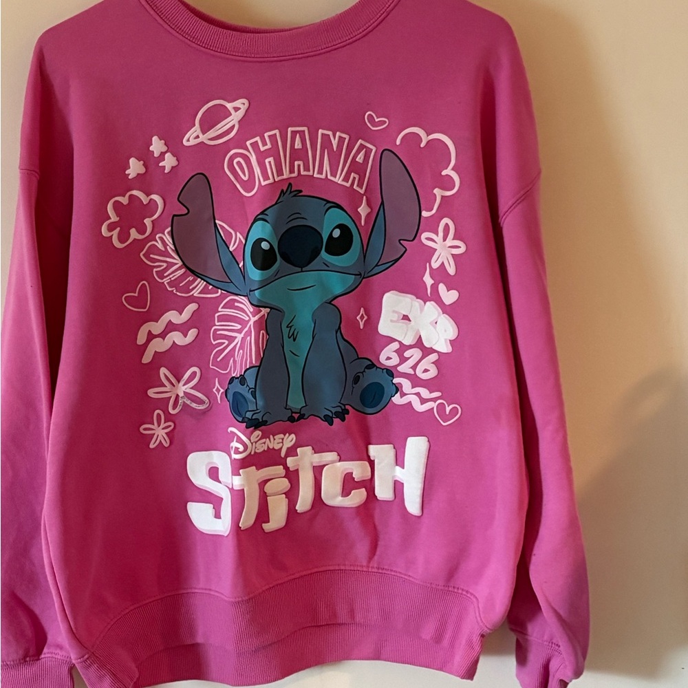 Disney Stitch Pink Sweatshirt